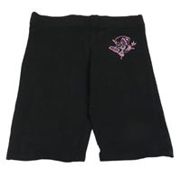 Černé elastické kraťasy s číslem C&A