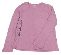 Světlerůžové triko s nápisem Pepperts 