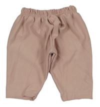 Starorůžové teplákové kalhoty