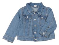 Modrá riflová bunda s prošoupáním H&M