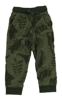 Khaki tepláky s dinosaury George