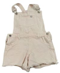 Světlerpudrové riflové laclové kraťasy RIVER ISLAND