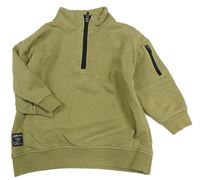 Khaki oversize mikina Next