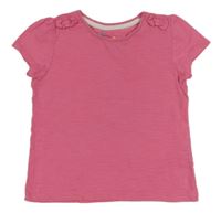 Růžové tričko s mašlemi Tu