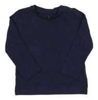 Tmavomodré triko Mothercare