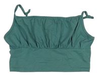 Zelený crop top Shein