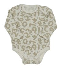 Bílé body s čísly