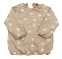 Pudrová puntíkatá mikina George