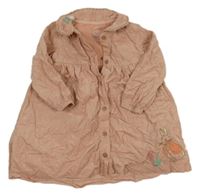 Starorůžové manšestrové propínací šaty s Peter Rabbit M&S