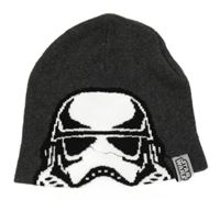 Tmavošedá melírovaná čepice se Stormtrooperem - Star Wars H&M