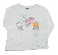 Bílé triko s Peppou a přáteli