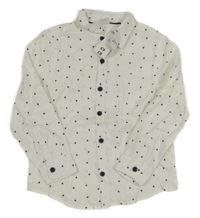 Nové - Bílá košile s trojúhelníky Pep&Co