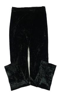 Černé sametové legíny H&M