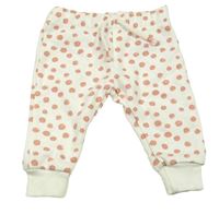 Bílé puntíkaté tepláky F&F