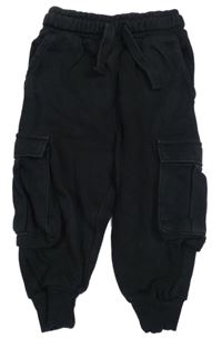 Černé cargo tepláky George