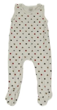 Smetanové dupačky se zvířaty Dimo