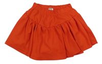 Červená sukně s všitými kraťasy