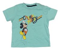Světlemodré tričko s Mickeym Disney