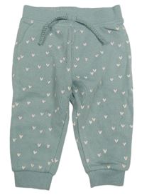 Khaki tepláky se srdíčky Primark