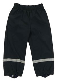 Tmavomodré sofsthellové kalhoty Topolino