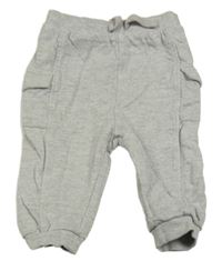 Šedé melírované tepláky Tu