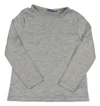 Šedé melírované thermo triko Lupilu