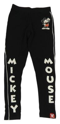 Černé legíny s Mickeym a nápisem Primark