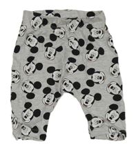 Šedé lehké tepláky s Mickeym Disney
