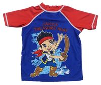 Safírovo-červené UV tričko s pirátem Jakem Disney