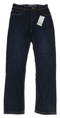 Nové - tmavomodré straight fit rifle Denim Co.