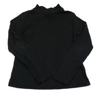 Černé triko se stojáčkem H&M