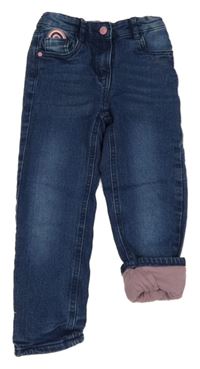 Tmavomodré podšité rifle s duhou Impidimpi