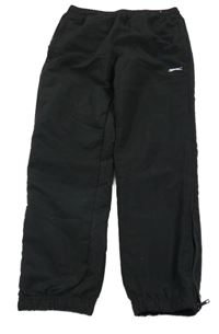 Černé šusťákové sportovní kalhoty Slazenger