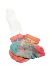 Nové - 5set - 5x Barevné ponožky s duhami a jednorožci Next