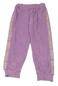 Lila plyšové tepláky - Harry Potter M&S