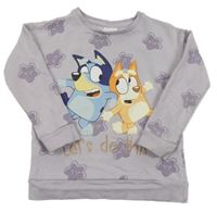 Lila mikina s hvězdami a Bluey George