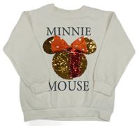Smetanová mikina s Minnie Disney