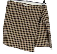 Dámská béžovo-černá kostkovaná skort sukně zn. Primark 
