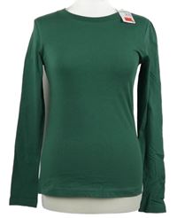 Nové - Dámské tmavozelené triko Primark 