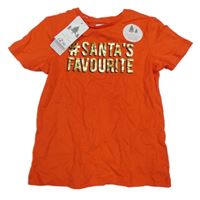 Nové - Červené tričko s nápisem George