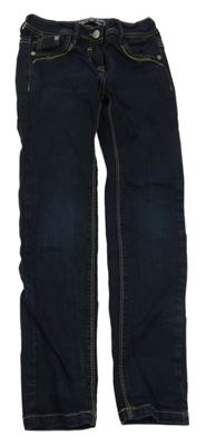 Tmavomodré skinny rifle C&A