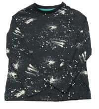 Antracitové triko s flíčky M&S