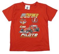 Nové - červené tričko s formulí 