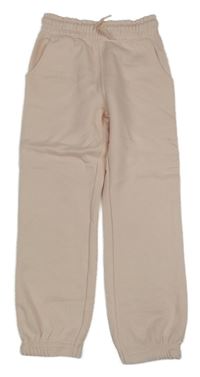 Světlerůžové cuff tepláky Primark
