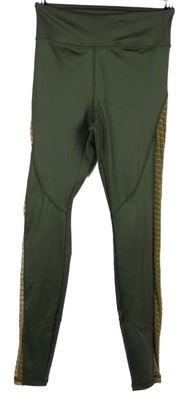 Dámské khaki sportovní legíny Forever21