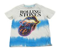 Bílo-modré tričko Rolling Stones Tu