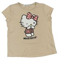 Světlebéžové tričko s Kitty H&M