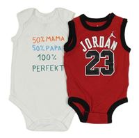 2x body - červené Jordan + bílé 
