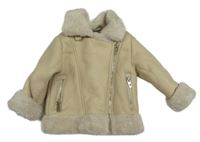 Béžový semišový zateplený křivák River Island 