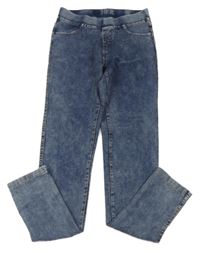 Modré tregíny riflového vzhledu 